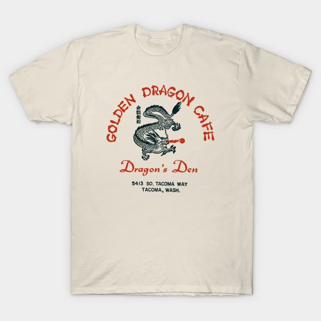 Golden Dragon Cafe T-Shirt by DCMiller01